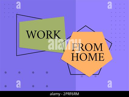 Konzeptionelle Bildunterschrift Arbeit von zu Hause, Unternehmensübersicht freiberufliche Tätigkeit Arbeiten an Ihrem Haus bequeme Technologie Geschäftsmann in Anzug mit Tablet-Symb Stockfoto