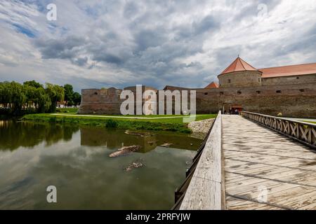 Das Schloss von Fagaras in Rumänien Stockfoto