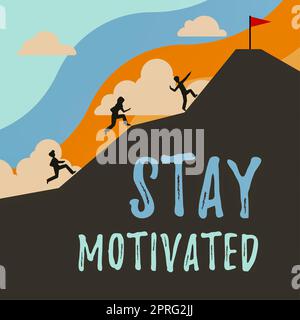 Inspiration Vorzeigeschild Stay MotivatedReward yourself Every time you reach REACH a goal with Knowledge, Business Showcase Reward yourself every time you re Stockfoto