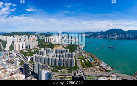 Kwun Tong, Hongkong 06. September 2020: Hongkong-Stadt Stockfoto