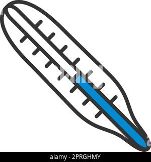 Medizinische Thermometer-Symbol Stock Vektor