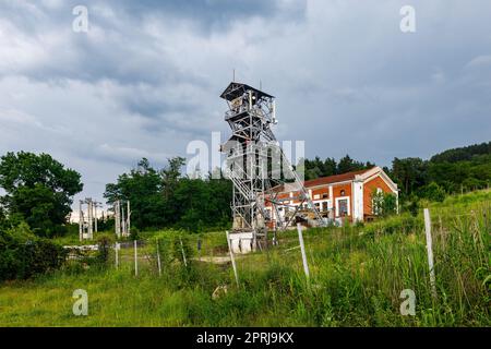 Die Salzmine von Slanic Prahova in Rumänien Stockfoto