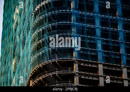 Hochhäuser im Bau Stockfoto