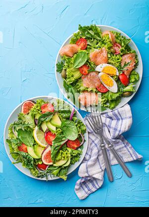 Salate gesund Stockfoto