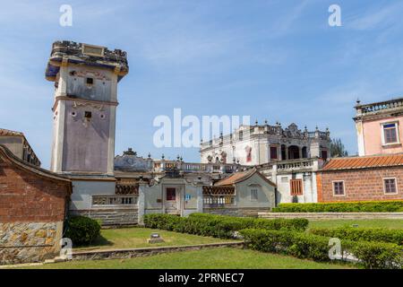 Deyue Tower in Kinmen von Taiwan Stockfoto