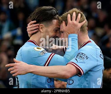 Manchester, Großbritannien. 26. April 2023. Während des Premier League-Spiels im Etihad Stadium, Manchester. Das Bild sollte lauten: Andrew Yates/Sportimage Credit: Sportimage Ltd/Alamy Live News Stockfoto