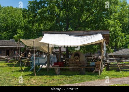 Fort Boonesborough State Park in Kentucky Stockfoto