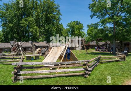 Fort Boonesborough State Park in Kentucky Stockfoto