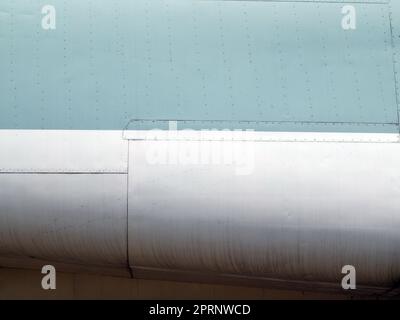 Flugzeugtexturen Beschichten von Flugzeug- und Hubschraubernieten Stockfoto