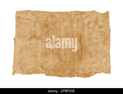 Hintergrund der alten zerknitterten Papiertextur Stockfoto