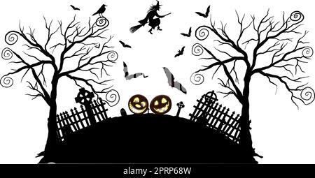 Happy Halloween-Karte Stock Vektor