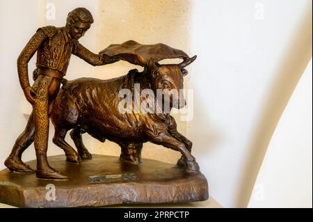 Alicante, Spanien, Stierkampfmuseum und Umgebung. Stockfoto