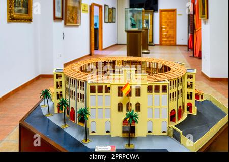 Alicante, Spanien, Stierkampfmuseum und Umgebung. Stockfoto