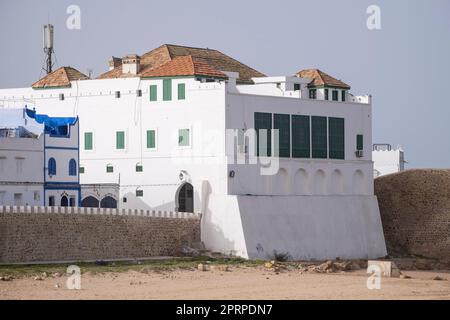 Raissouni Palast, Hassan II Kulturzentrum, Asilah, marokko, afrika Stockfoto