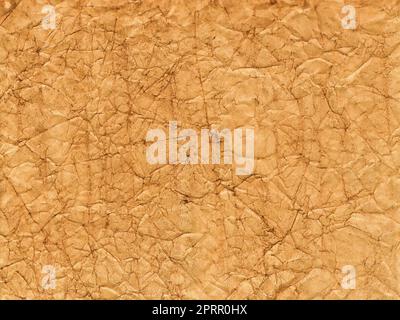 Hintergrund der alten zerknitterten Papiertextur Stockfoto