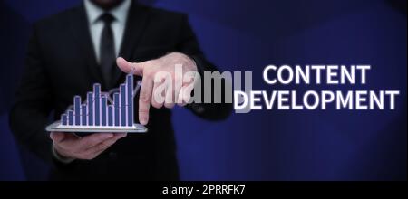 Schreiben Anzeigen von Text Content Development Spezialisiert in der Multimedia-Dokumentation für Grafikdesign. Word für spezialisiert auf Multimedia-Dokumentation für Grafikdesign Stockfoto