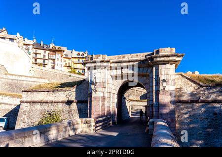 Alten Festung Stadt Briancon in Frankreich Stockfoto