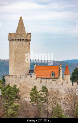 Kokorin Schloss in Südböhmen, Tschechische Republik Stockfoto