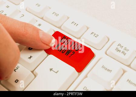 Konzeptionelle Bildunterschrift Wussten Sie schon? Wort geschrieben über den nächsten Schritt wissen Denken Trivia Brainstorming fragen Stockfoto