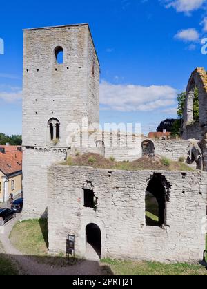 Schweden, Gotland - Drottenruine in Visby Stockfoto