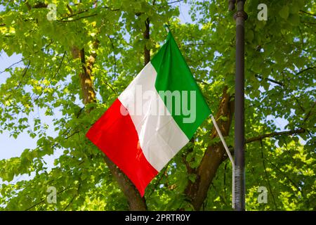 Schwenken Sie die Flagge Stockfoto