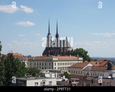 Kathedrale von St. Peter und Paul in Brünn Stockfoto