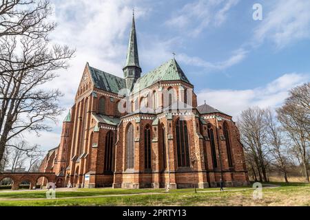 Die Doberische Münster die wichtigste lutherische Kirche Bad Doberan in Mecklenburg, Norddeutschland. Stockfoto