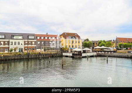 Dänemark, Fredericia - Hafengebiet Stockfoto