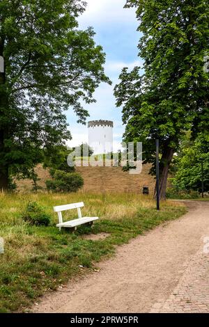 Dänemark, Fredericia - Det Hvide Vandtårn Stockfoto