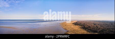 Ostküste von Jütland, Dänemark. Die Ostküste von Jütland mit Blick auf Kattegat. Stockfoto