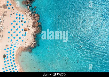 Konnos Bay Strand am Cape Greko Nationalpark. Zypern Stockfoto