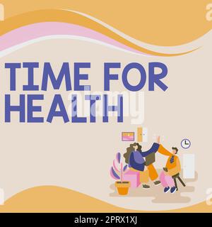 Konzeptionelle Beschriftung Zeit für die Aktion Vorbereiten für die Ermutigung schnell handeln. Wort geschrieben über jemanden ermutigen, gesunde Lebensmittel zu essen tun Sport Stockfoto