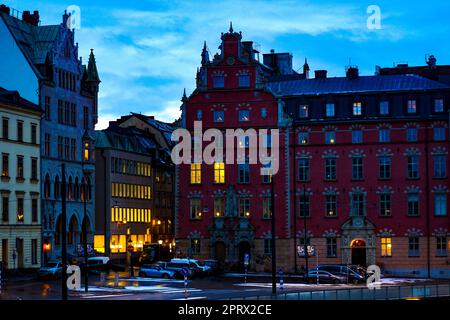 Gumlastan Old Town Alley (Stockholm) Stockfoto