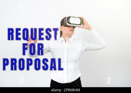 Schreiben Anzeige Text Backup, Word für Dokument enthält Gebotsprozess nach Agentur oder Firma Stockfoto