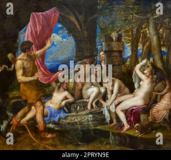 Diana und Actaeon, Tizian, 1556-1559, Stockfoto