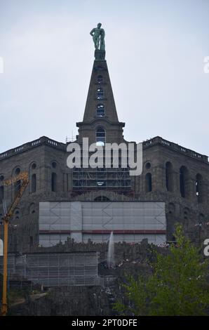 Kassel, Deutschland - 07.22.2018: Wilhelmshöhe Schlosspark in Kassel, Deutschland Stockfoto