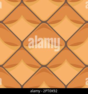 Reife Ananasfrüchte Nahtloses Muster. Süße Organische Textur. Stockfoto