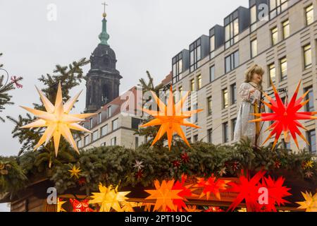 Herrnhut-Stars in Dresden Stockfoto