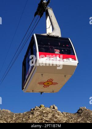 Sandia Peak Tramway in Albuquerque, New Mexico Stockfoto