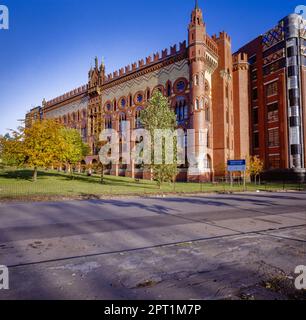 Templetons Teppichfabrik, jetzt Templeton on the Green auf Glasgow Green, wurde gebaut, um einen italienischen Palast zu imitieren Stockfoto