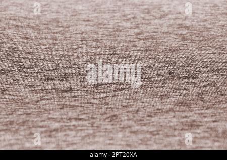 Echten heather Gewirke aus synthetischen Fasern strukturierten Hintergrund. Stoff farbig Textur. Hintergrund mit feiner Streifenstruktur. Stockfoto