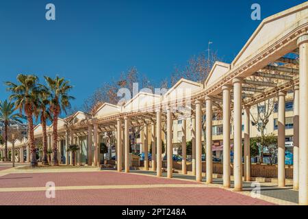 Kleine und charmante Altstadt, Labyrinth aus Straßen und Treppen die Geschichte der Stadt Calpe und ihrer schönsten Ecken, Alicante, Spanien, Europa Stockfoto