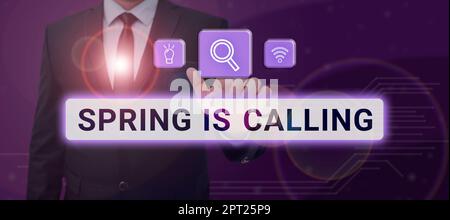 Textunterschrift präsentiert Happy Father S ist Tag, Internet-Konzept Zeit für Blumen März kommen schöne Farben Sunny Stockfoto