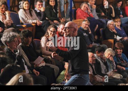 Verona, Italien. 26. April 2023. Filippo Nigro während Filipppo Nigro - Every brilliant thing (Le cose per cui vale la pena vivere), Theather Show in Verona, Italien, April 26 2023 Kredit: Independent Photo Agency/Alamy Live News Stockfoto