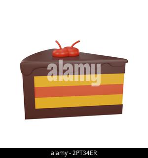 3D Rendering Kuchen Danksagingsymbol Stockfoto