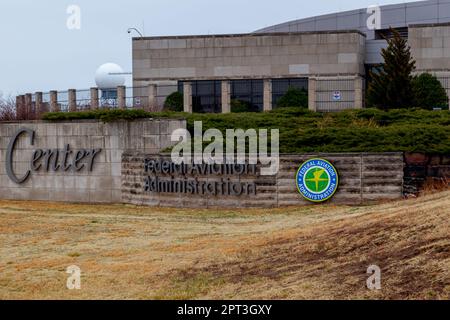 Das Büro der Federal Aviation Administration (FAA) in Oklahoma City, OK, USA. Stockfoto