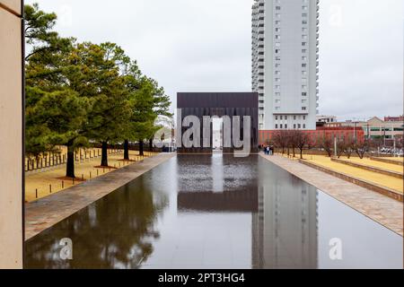 Oklahoma City, OK, USA - 21. März 2022: Oklahoma City National Memorial and Museum in Oklahoma City, OK, USA. Stockfoto