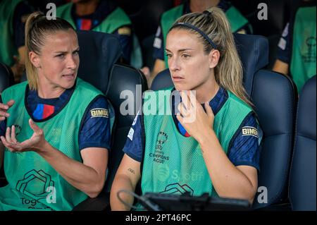 Barcelona, Spanien. 27. April 2023. Alexia Putellas (FC Barcelona FEM) während eines Womans Champions League-Spiels zwischen FC Barcelona Femeni und Chelsea FC Women am 27. April 2023 im Spotify Camp Nou in Barcelona, Spanien. (Foto/Felipe Mondino) Kredit: Unabhängige Fotoagentur/Alamy Live News Stockfoto