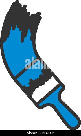Farbe-Pinsel-Symbol Stock Vektor