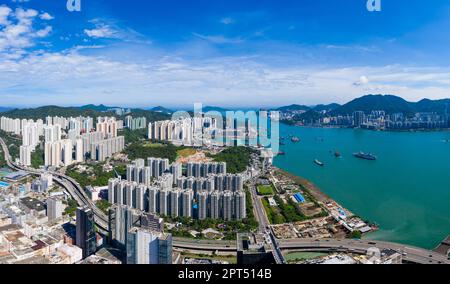 Kwun Tong, Hongkong 06. September 2020: Hongkong-Stadt Stockfoto